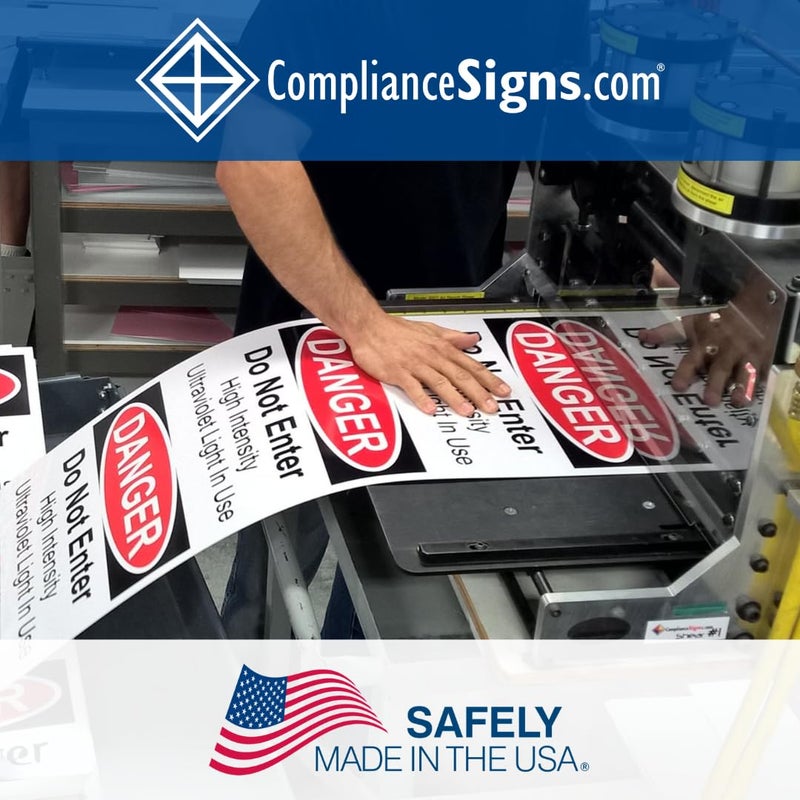 ComplianceSigns.com 480 Volts Ac Label Decal, 4x1 in. 10-Pack Vinyl for Electrical Pipe Markers, Made in USA - Image 5